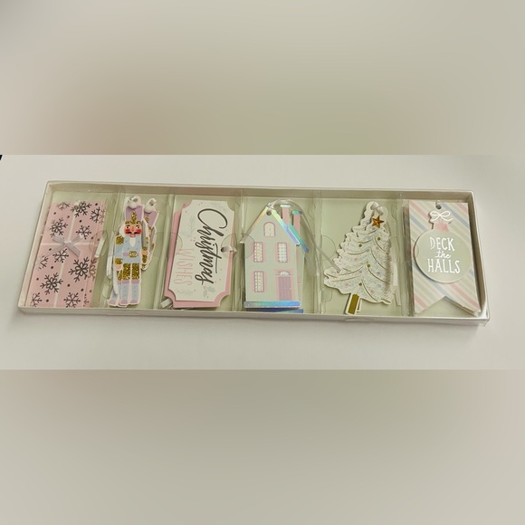New 12 Dimensional Focus Gift Tags 6 Designs 2 of each Handmade Pink Silver Gold - Picture 1 of 16